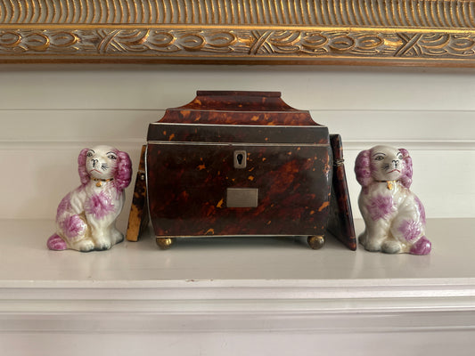 Staffordshire Style Dogs, Magenta - Mini