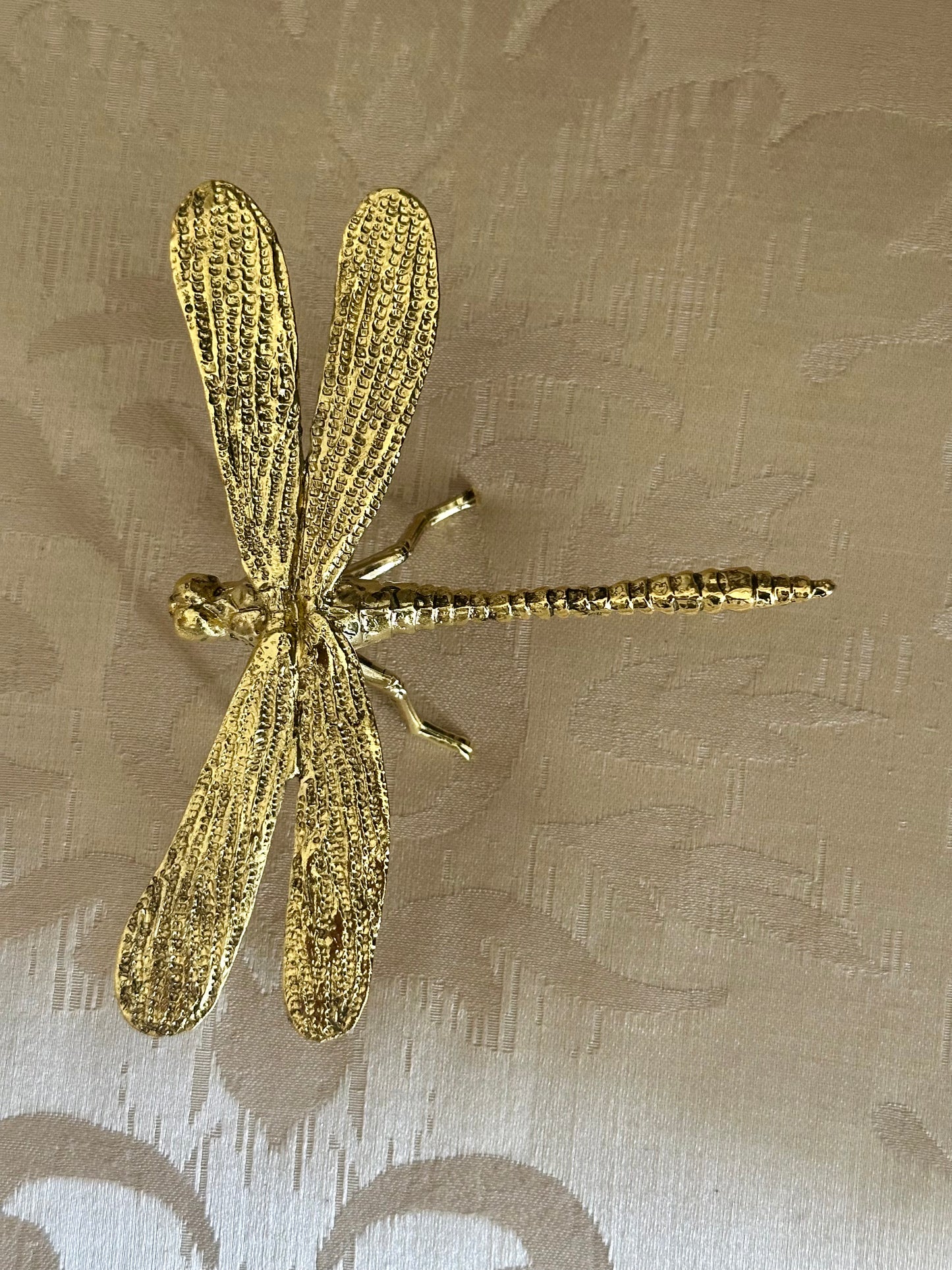 Decorative Gold Dragon Fly Figurine