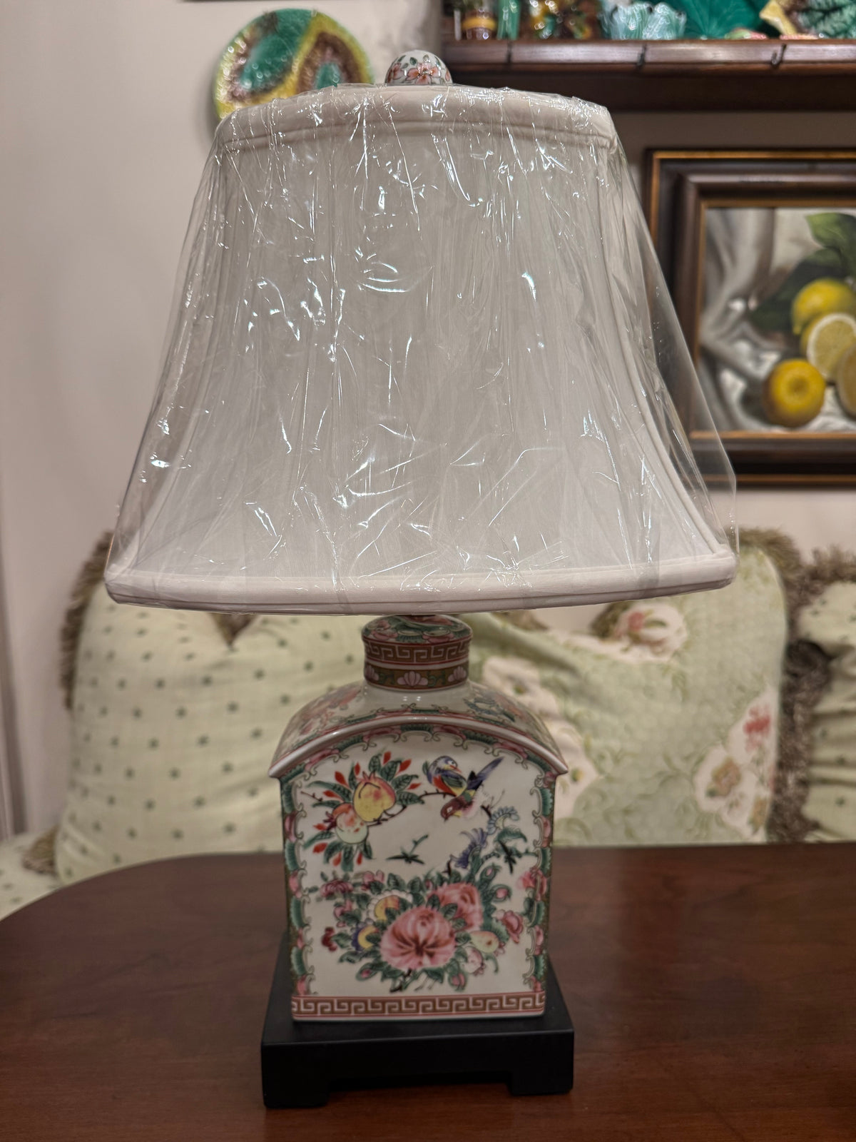 Rose Medallion Lamp
