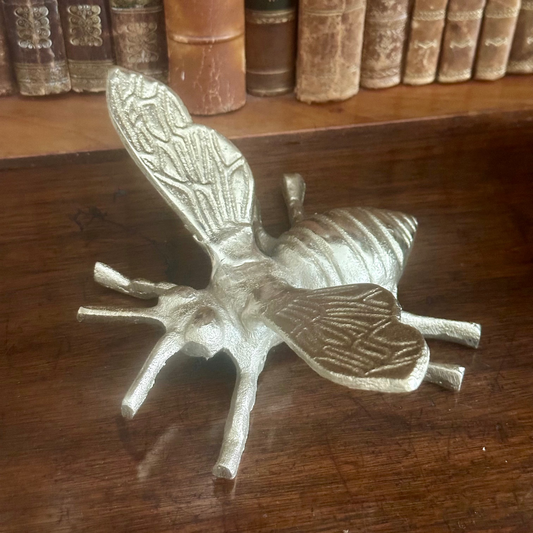 Gold Bee Figurine, 7"
