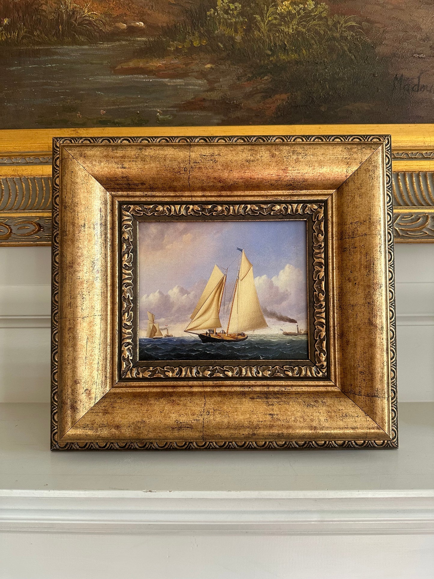 Sailboat Vintage Giclée