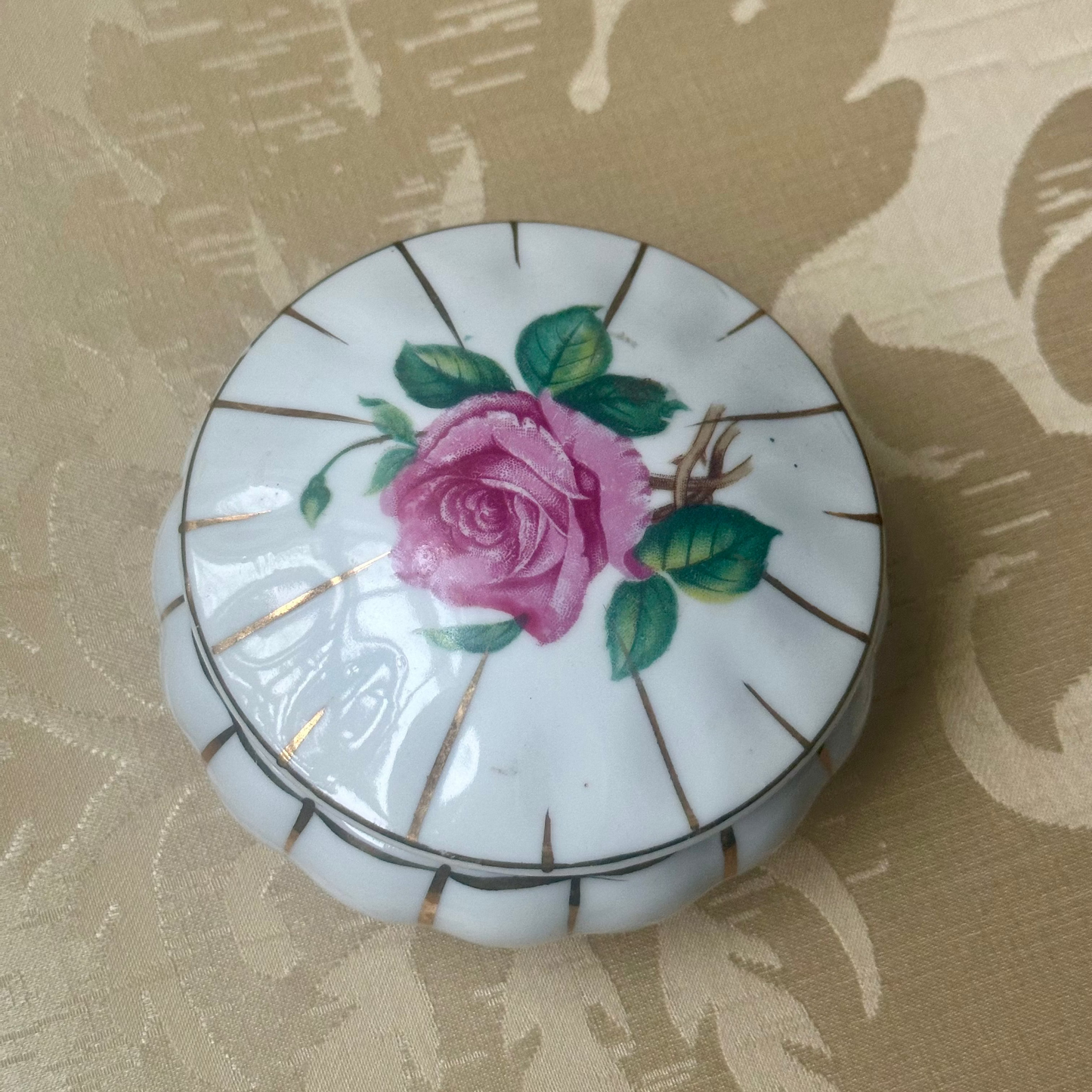 Antique Rose Dish