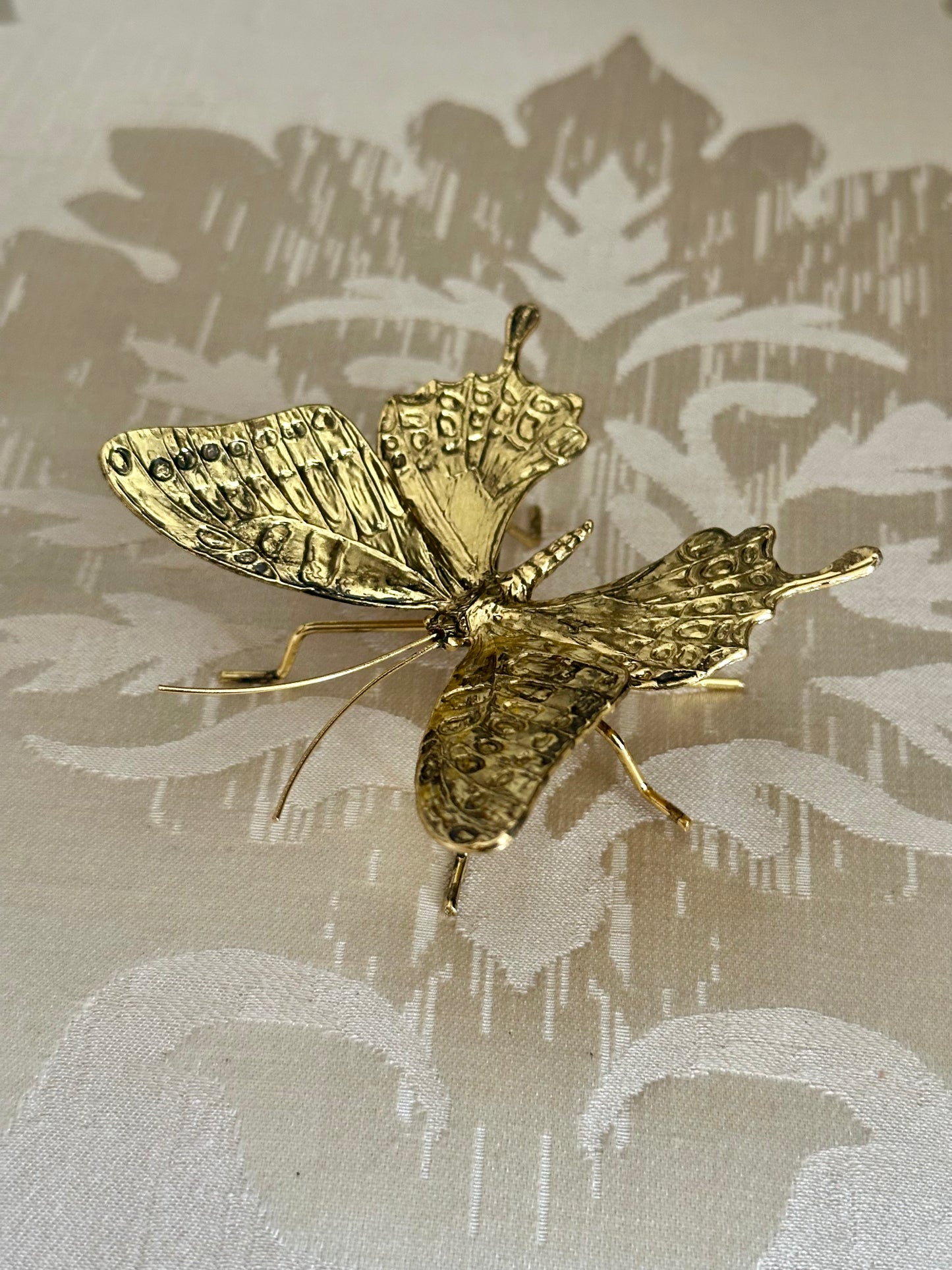 Decorative Gold Butterfly Figurine, Small