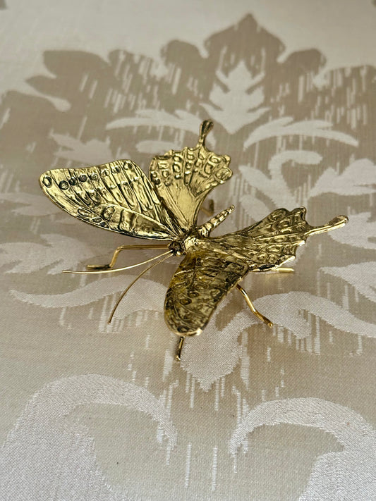 Decorative Gold Butterfly Figurine, Small