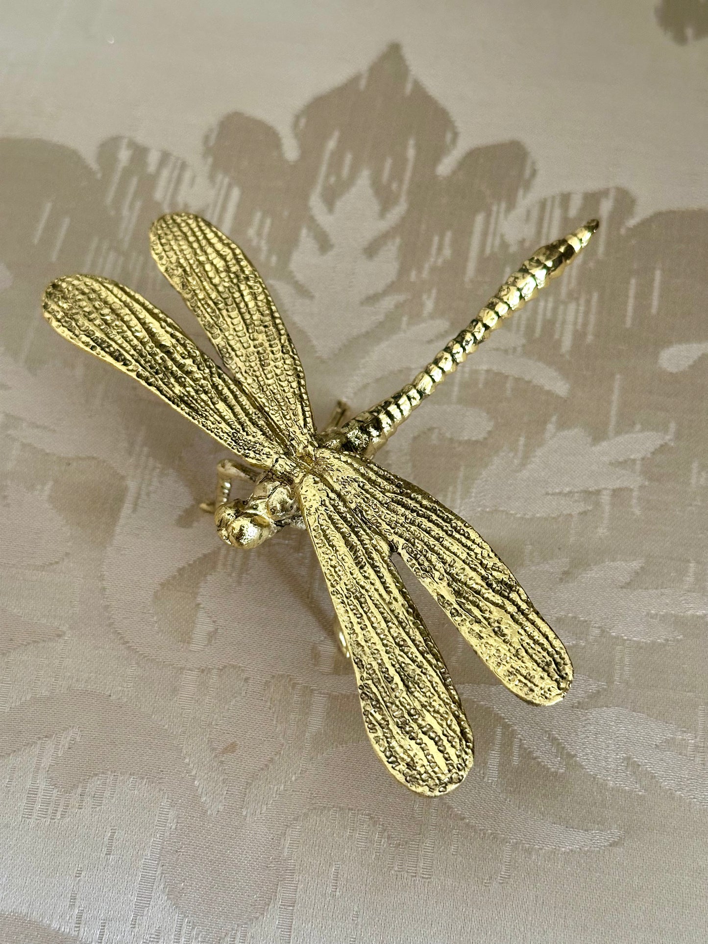 Decorative Gold Dragon Fly Figurine