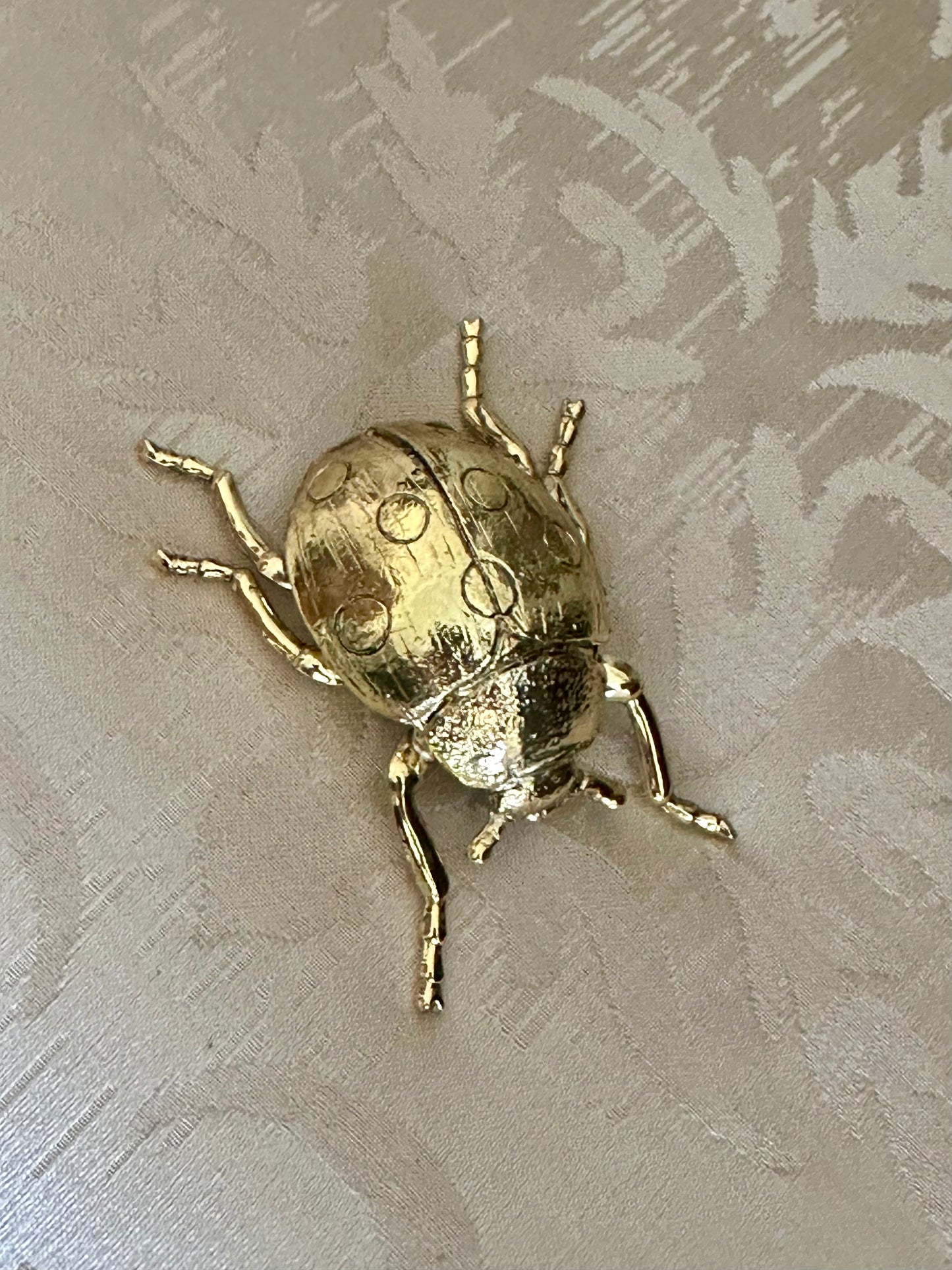 Decorative Gold Ladybug
