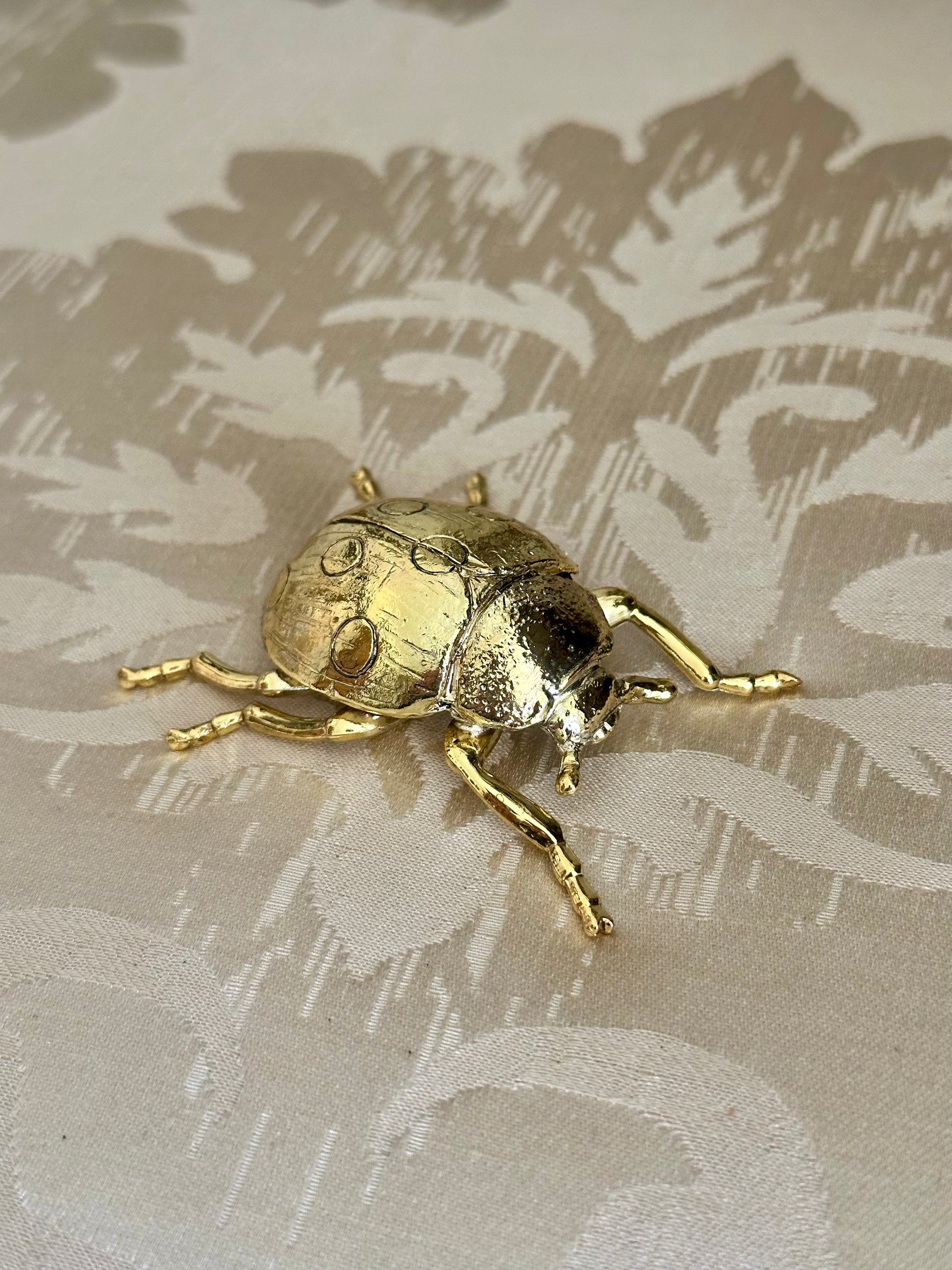 Decorative Gold Ladybug