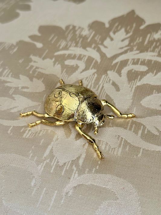 Decorative Gold Ladybug