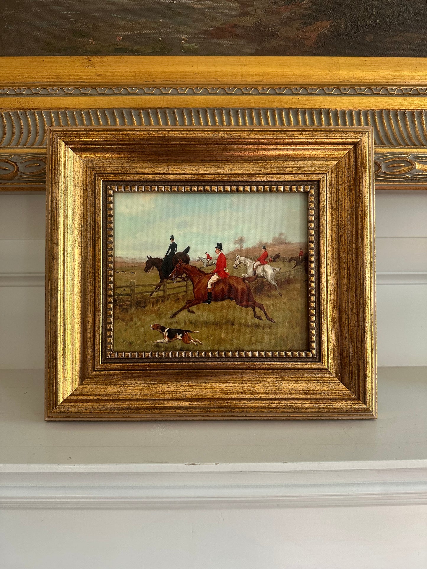 Major Healey Wearing Raby Hunt Uniform Giclée