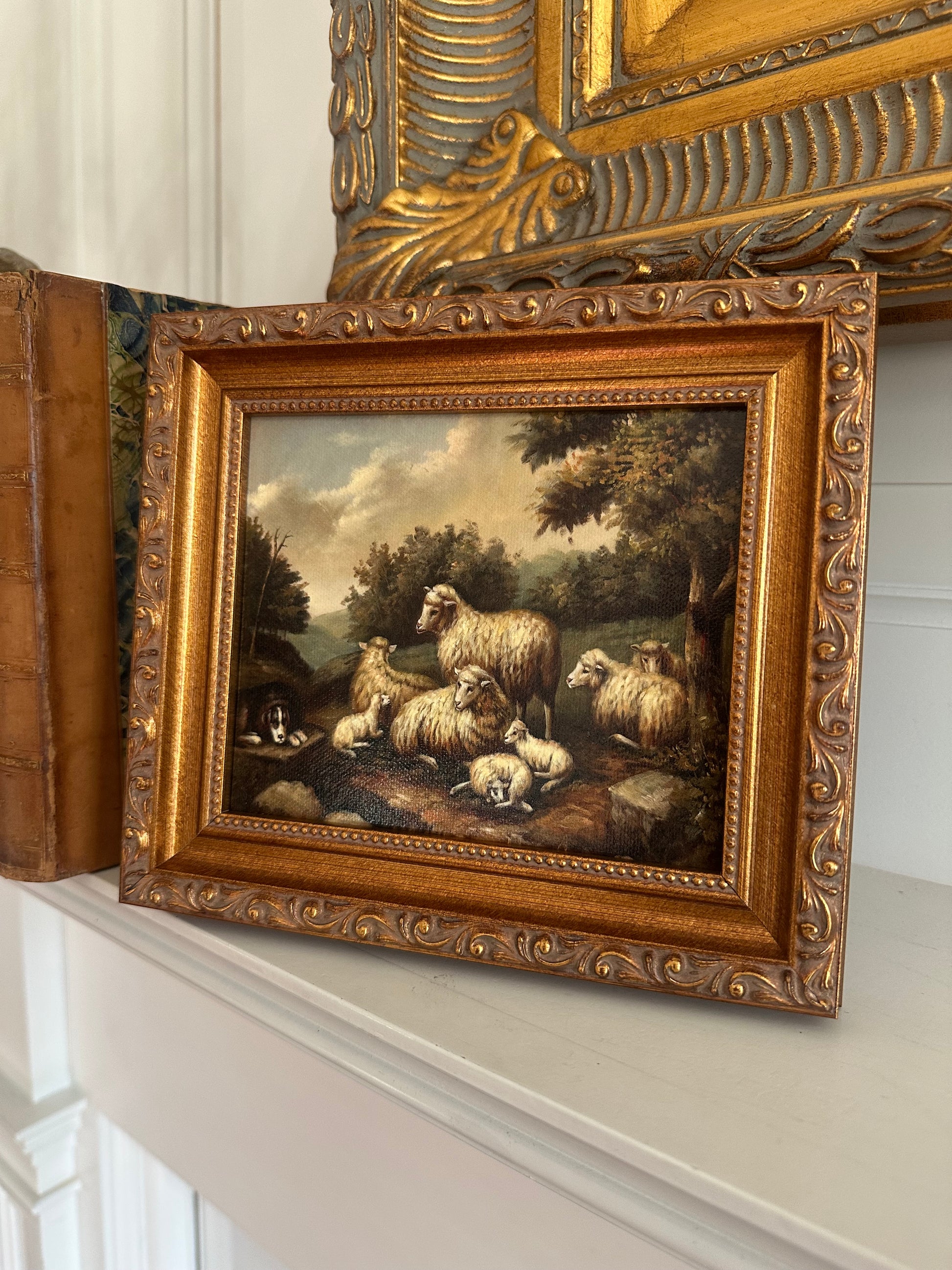 Sheep in Landscape Giclée