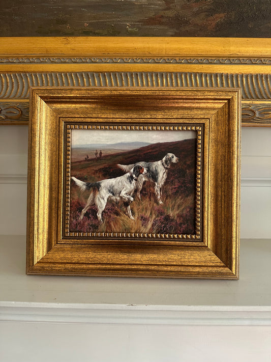 Two Setters on a Grouse Giclée